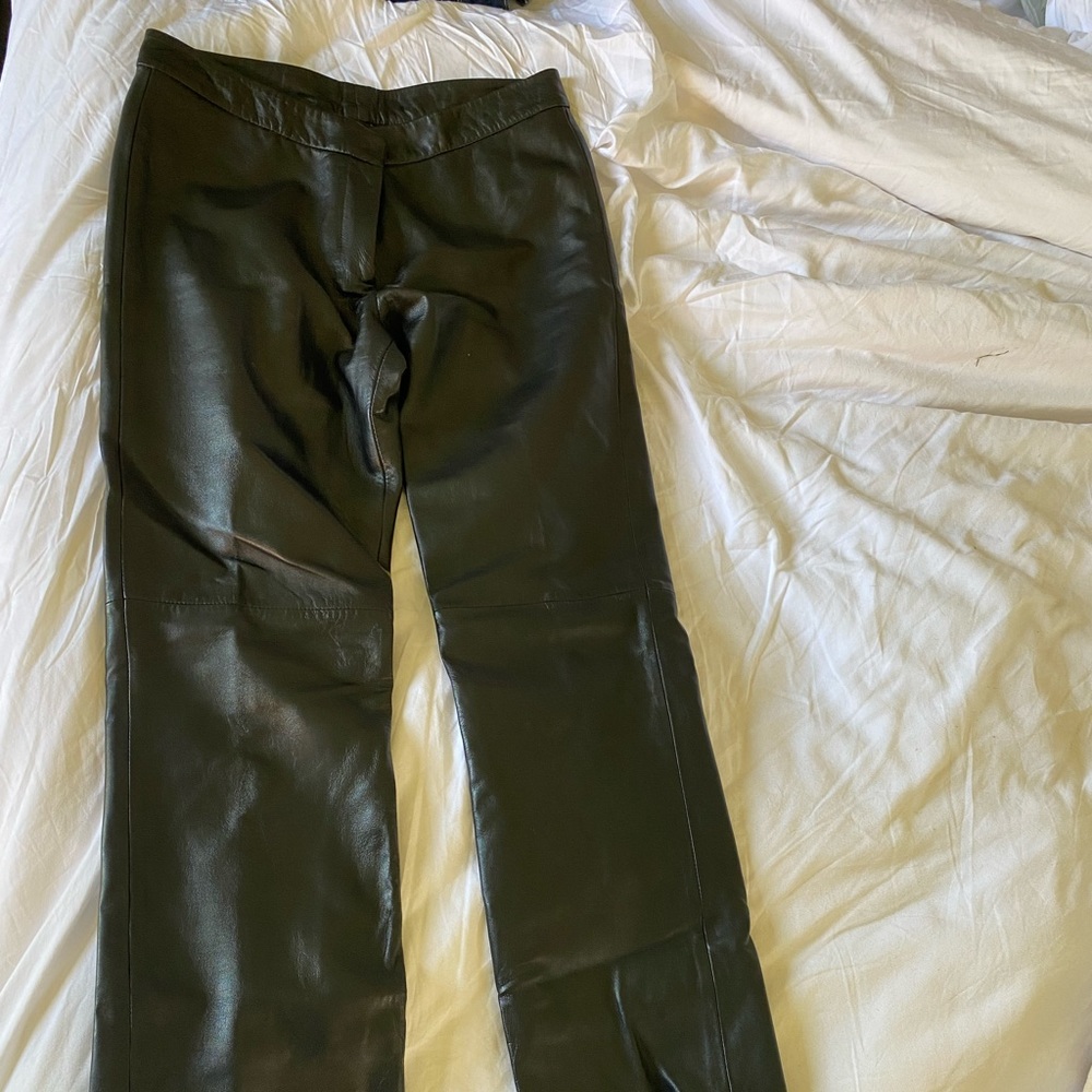 Leather pants size 8